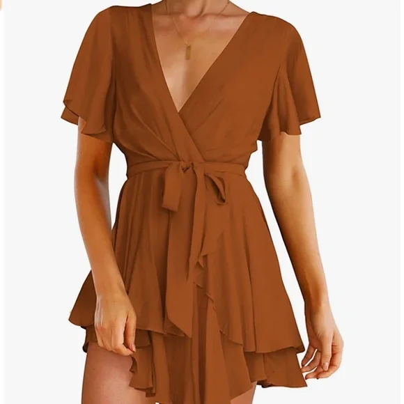 brown skater dresses Saunder Skater Dress in Mini Gingham